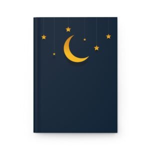 Celestial Dreams Hardcover Journal - Night Sky Stars & Moon Design