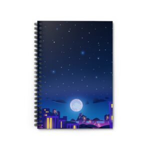 Dreamy Cityscape Spiral Notebook - Ruled Line | Perfect for Journaling & Creative Writing