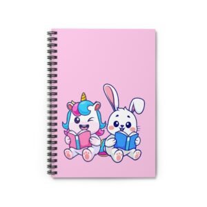 Cute Unicorn and Bunny Spiral Notebook - Perfect for Kids and Creative Souls