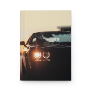 Sleek Car-Themed Hardcover Journal for Auto Enthusiasts